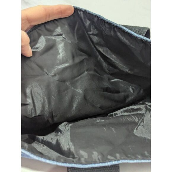 True Religion Blue Denim/Canvas Fully Lined Tote Bag - Picture 4 of 5